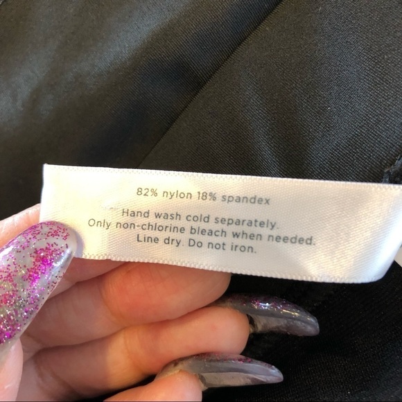 ๐ 6/$60, Swim By Cacique, Black Swim Suit Skirt Bottom, Ruching, Size 20 - Picture 5 of 5